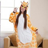 QianJiaTian Women's Cute Giraffe Adult Kigurumi Pajamas  